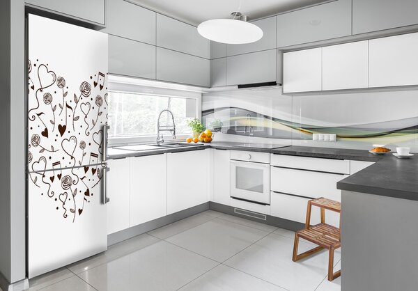 Samolepící nálepka na ledničku Srdce FridgeStick-70x190-f-59632729