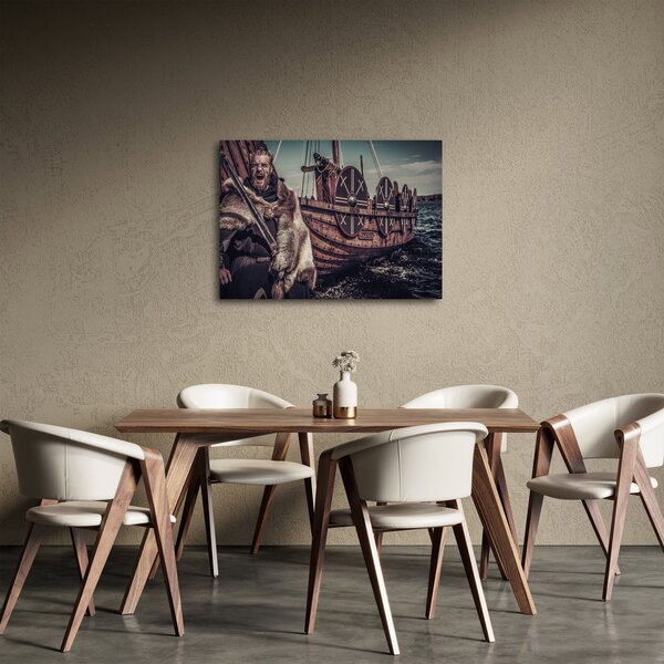 Obraz - Vikingský válečník (70x50 cm)