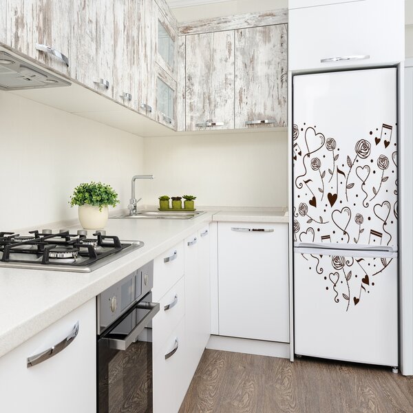 Samolepící nálepka na ledničku Srdce FridgeStick-70x190-f-59632729
