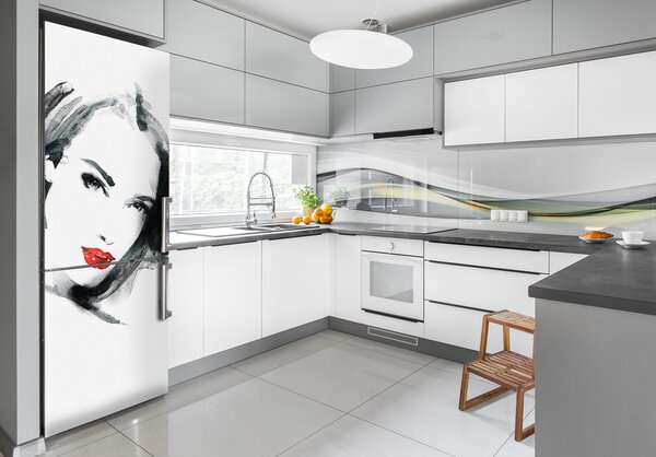 Nálepka fototapeta lednička Portrét ženy FridgeStick-70x190-f-59747608