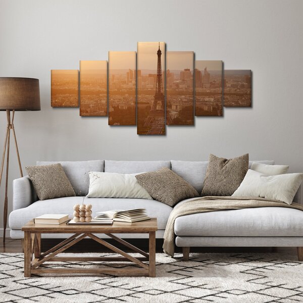 Obraz - Eiffelova věž (210x100 cm)