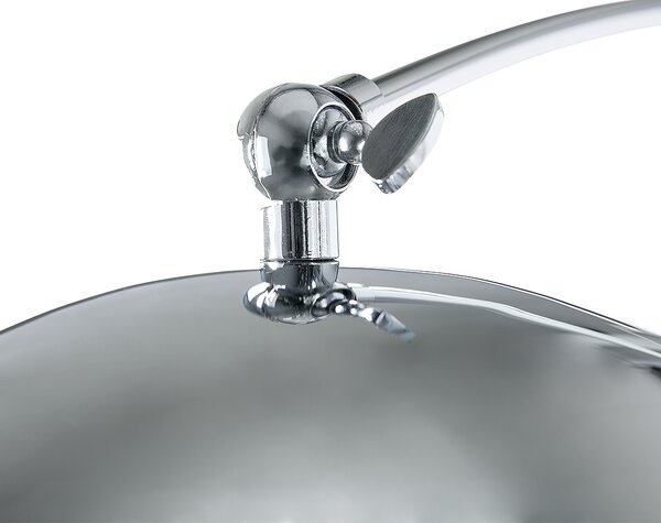 Stojací lampa KAMA Kov Stříbrná