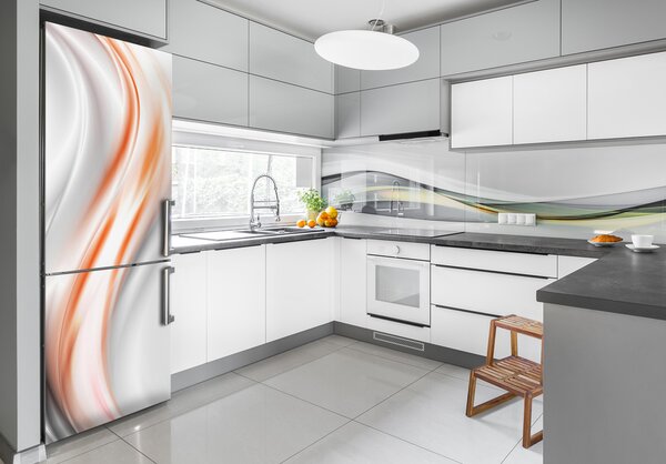 Nálepka fototapeta lednička Abstraktní vlny FridgeStick-70x190-f-60127769