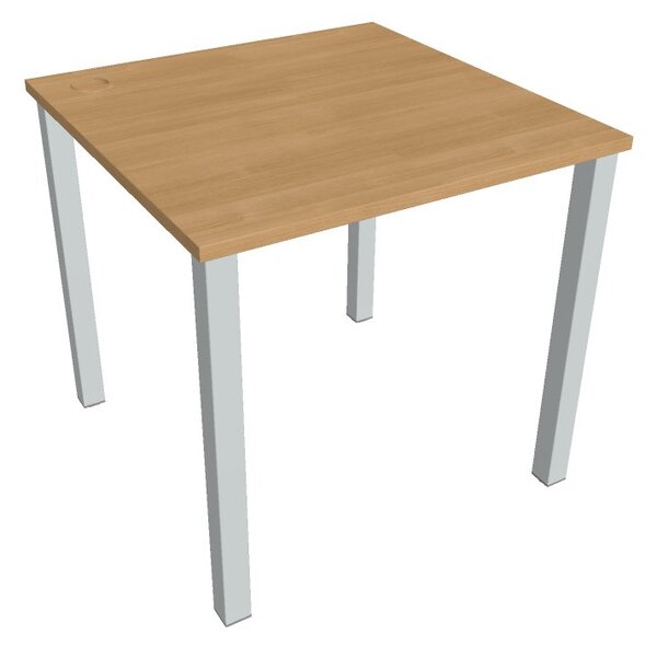 Kancelářský pracovní stůl US 800, deskaakát, bílá RAL 9016