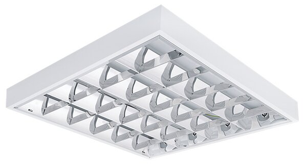 KANLUX Stropní LED osvětlení do rastrového stropu NELO, 4xG13, 18W, 62x8x62cm, bílé 22671