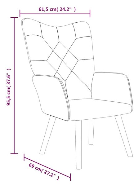 Relaxační křeslo patchwork textil 328183