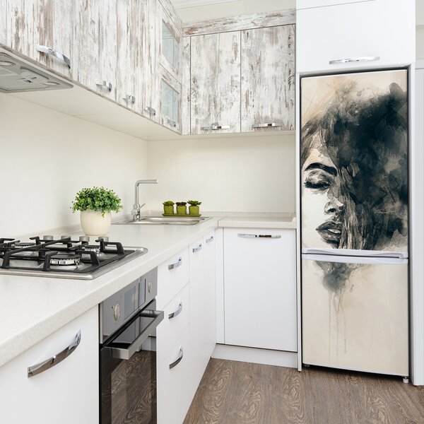 Foto tapeta na ledničku Abstrakce žena FridgeStick-70x190-f-60179177