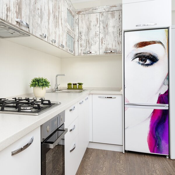 Foto tapeta na ledničku Abstrakce žena FridgeStick-70x190-f-68584728