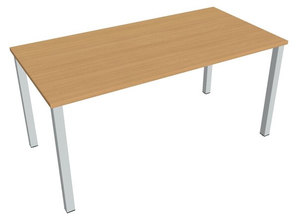 Kancelářský stůl jednací UJ 1600, deskaakát, bílá RAL 9016