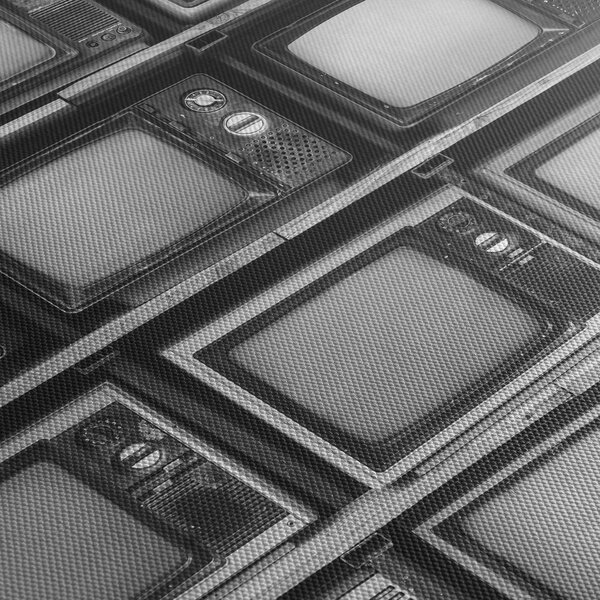 Obraz - Retro televize (170x50 cm)