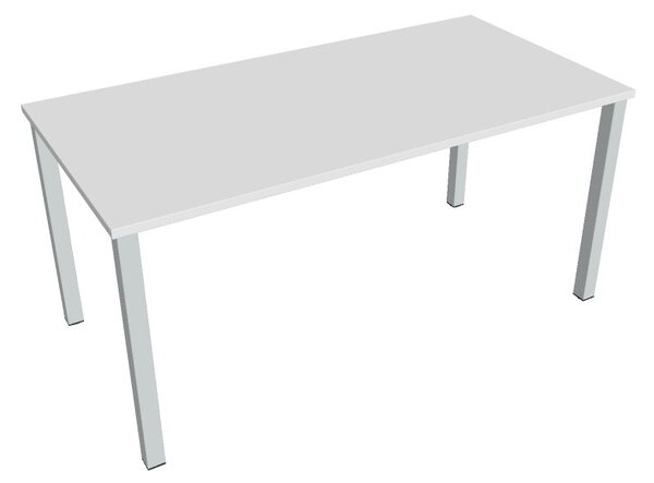 Kancelářský stůl jednací UJ 1600, deskaakát, bílá RAL 9016