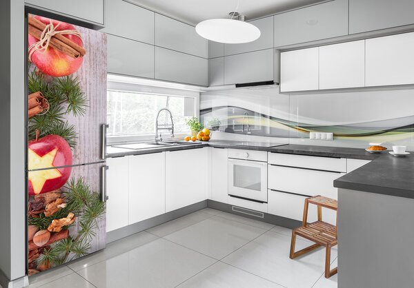 Foto nálepka na ledničku Sváteční jablka FridgeStick-70x190-f-68668520