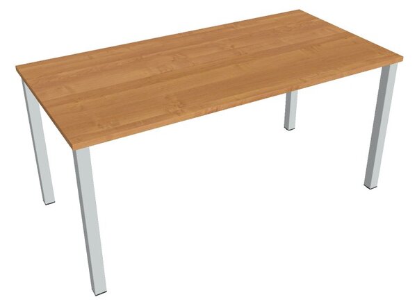 Kancelářský stůl jednací UJ 1600, deskaakát, bílá RAL 9016