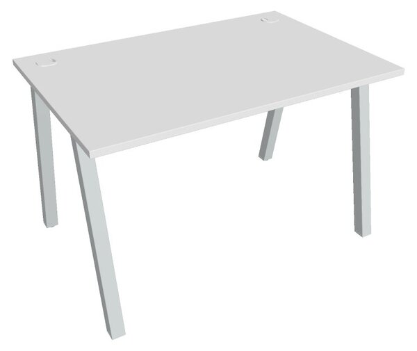 Kancelářský pracovní stůl USA 1200, bílá RAL 9016, deskaakát
