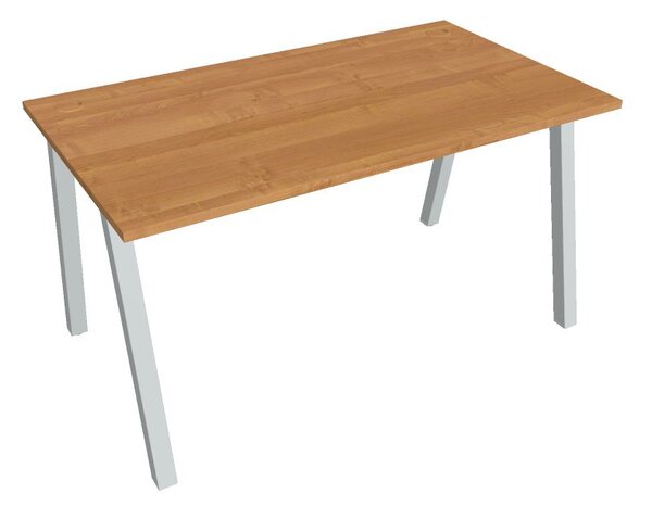 Kancelářský pracovní stůl USA 1400, bílá RAL 9016, deskaakát