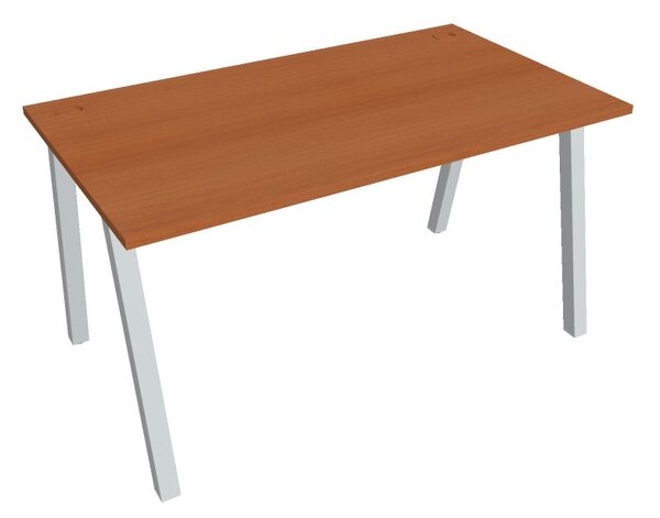 Kancelářský pracovní stůl USA 1400, bílá RAL 9016, deskaakát
