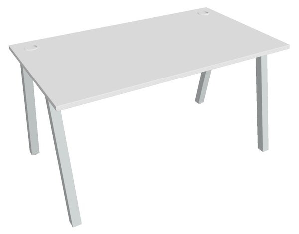 Kancelářský pracovní stůl USA 1400, bílá RAL 9016, deskaakát