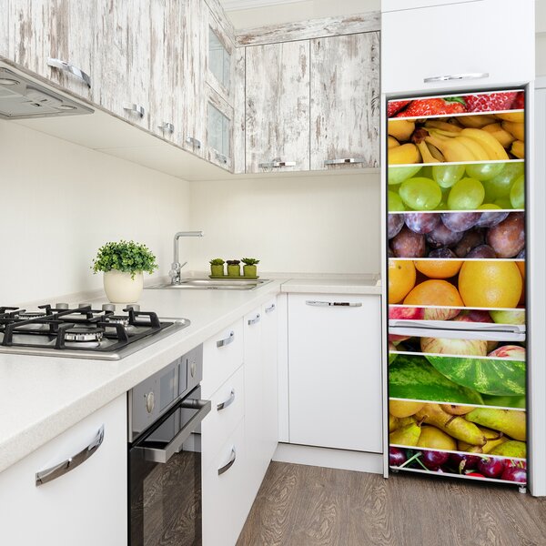 Nálepka na ledničku fototapeta Barevné ovoce FridgeStick-70x190-f-69288644