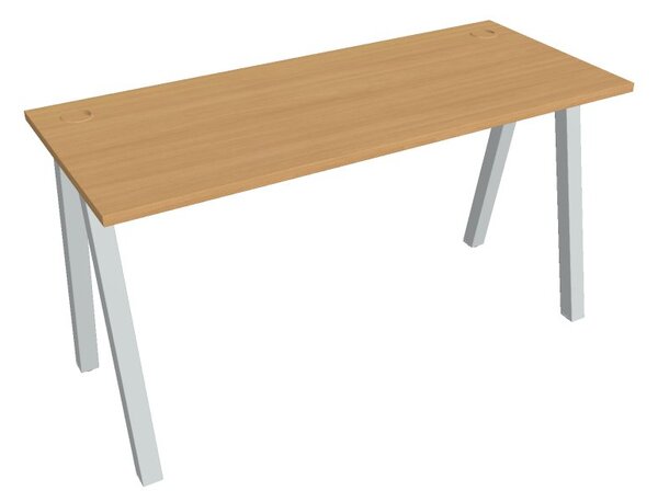 Kancelářský pracovní stůl UEA 1400, bílá RAL 9016, deskaakát