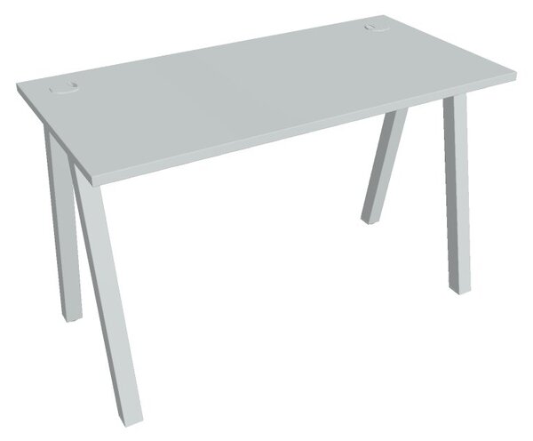 Kancelářský pracovní stůl UEA 1200, bílá RAL 9016, deskaakát