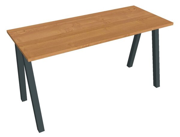 Kancelářský pracovní stůl UEA 1400, bílá RAL 9016, deskaakát