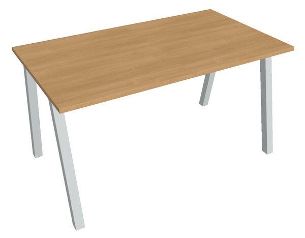 Kancelářský stůl jednací UJA 1400, deskaakát, bílá RAL 9016