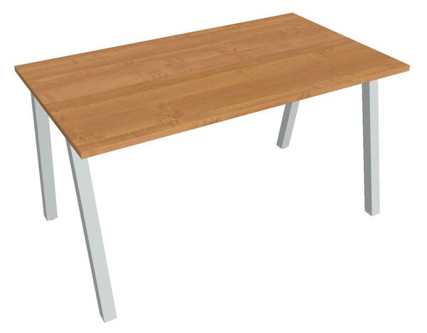 Kancelářský stůl jednací UJA 1400, deskaakát, bílá RAL 9016