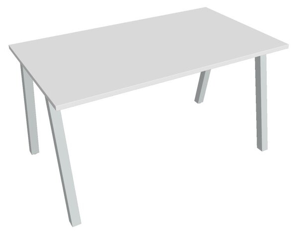 Kancelářský stůl jednací UJA 1400, deskaakát, bílá RAL 9016