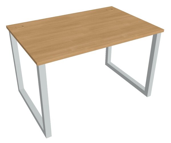 Kancelářský pracovní stůl USO 1200, bílá RAL 9016, deskaakát