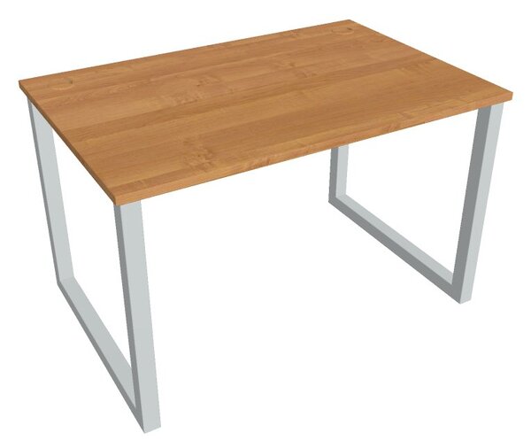 Kancelářský pracovní stůl USO 1200, bílá RAL 9016, deskaakát