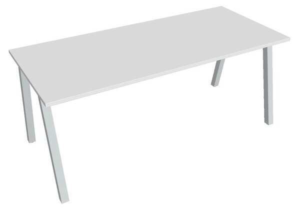 Kancelářský stůl jednací UJA 1800, deskaakát, bílá RAL 9016