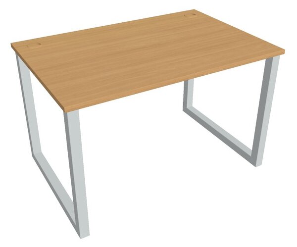 Kancelářský pracovní stůl USO 1200, bílá RAL 9016, deskaakát