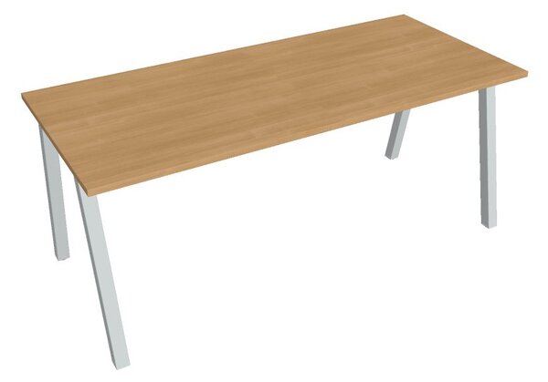 Kancelářský stůl jednací UJA 1800, deskaakát, bílá RAL 9016