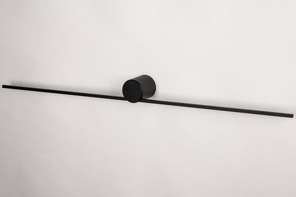 Nástěnné LED svítidlo nad zrcadlo Line FX Black 90 (LMD)