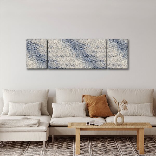 Obraz - Vzor vlnek (170x50 cm)
