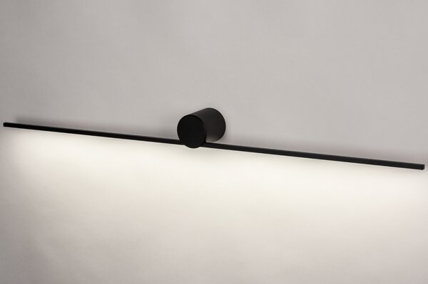 Nástěnné LED svítidlo nad zrcadlo Line FX Black 90 (LMD)