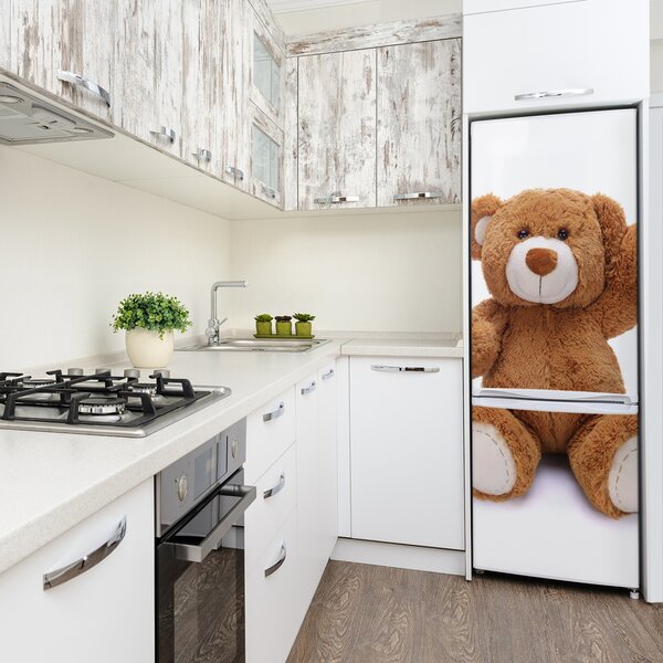 Samolepící nálepka na ledničku Plyšový medvídek FridgeStick-70x190-f-70563207