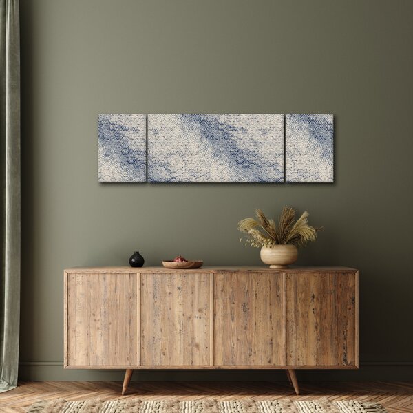 Obraz - Vzor vlnek (170x50 cm)