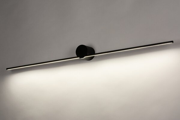 Nástěnné LED svítidlo nad zrcadlo Line FX Black 90 (LMD)