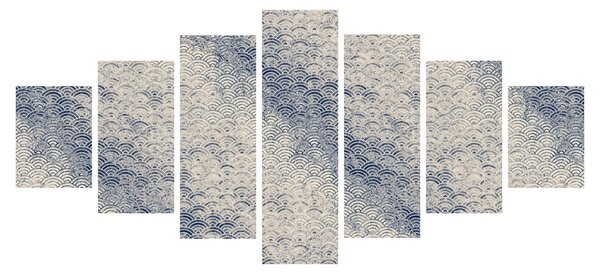 Obraz - Vzor vlnek (210x100 cm)
