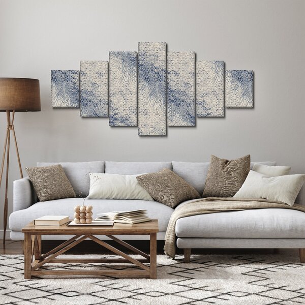 Obraz - Vzor vlnek (210x100 cm)
