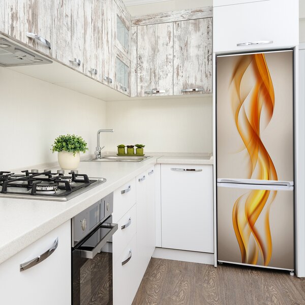 Nálepka fototapeta lednička Abstraktní vlny FridgeStick-70x190-f-70674740