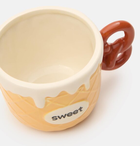 Sinsay - Hrnek ve tvaru vafle s nápisem sweet - vícebarevná