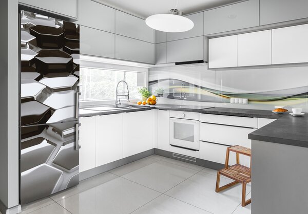 Nálepka fototapeta lednička Abstrakce 3D FridgeStick-70x190-f-71084089