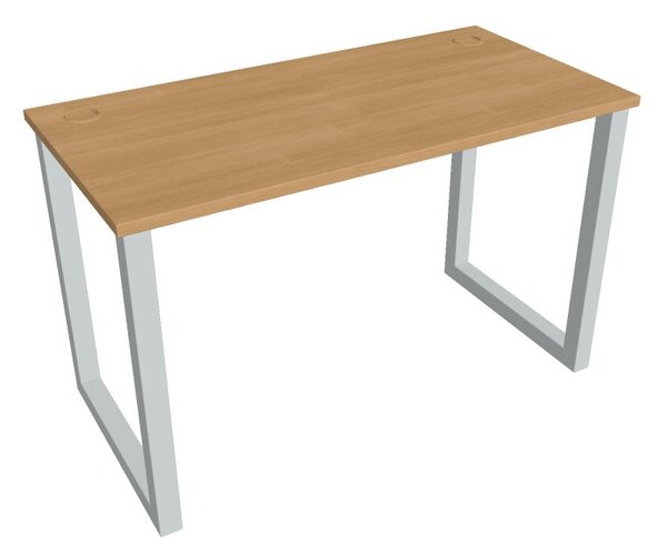 Kancelářský pracovní stůl UEO 1200, bílá RAL 9016, deskaakát