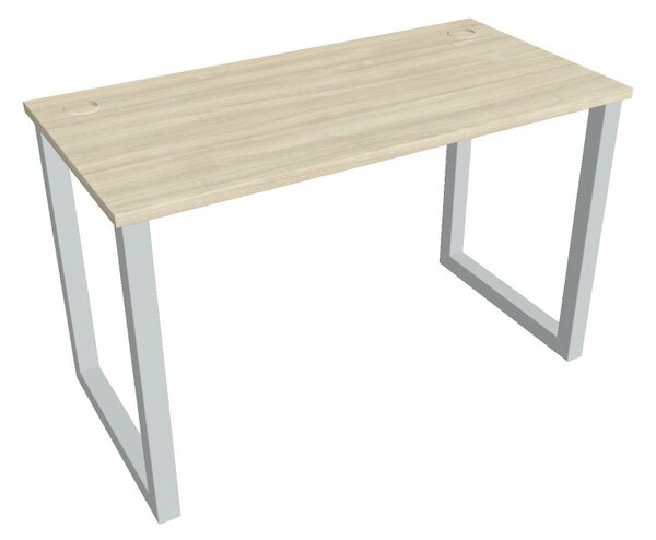 Kancelářský pracovní stůl UEO 1200, bílá RAL 9016, deskaakát