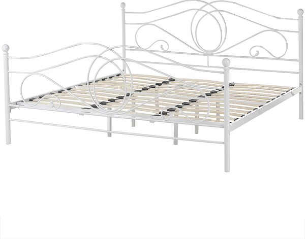 Postel Kov LYRA 180 x 200 cm Bílá