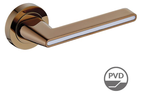 Kuchinox Elika, klika na dveře, bílá-měděná matná, LAV-KAE_800W