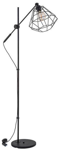 A.F.L. Stojací lampa ve skandinávském stylu BOOGIE, 1xE27, 60W, černá 9268