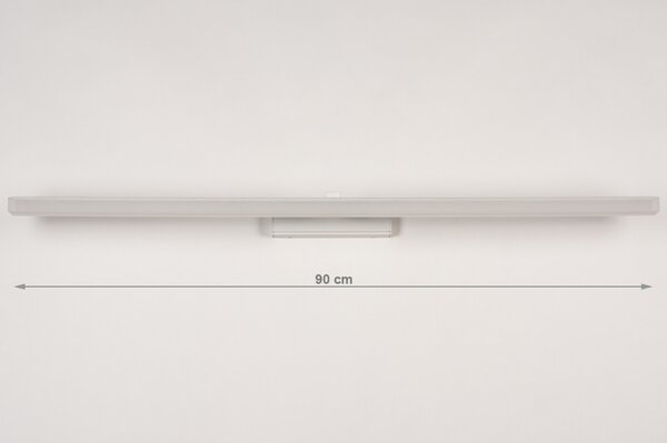 Nástěnné LED svítidlo nad zrcadlo do koupelny Liott White 90 (LMD)